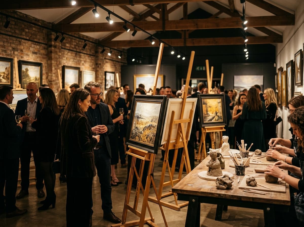 Curated Fine Arts & Sculpting Exhibition